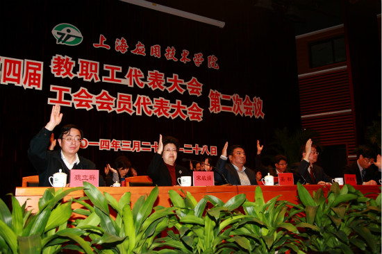 与会代表表决会议决议